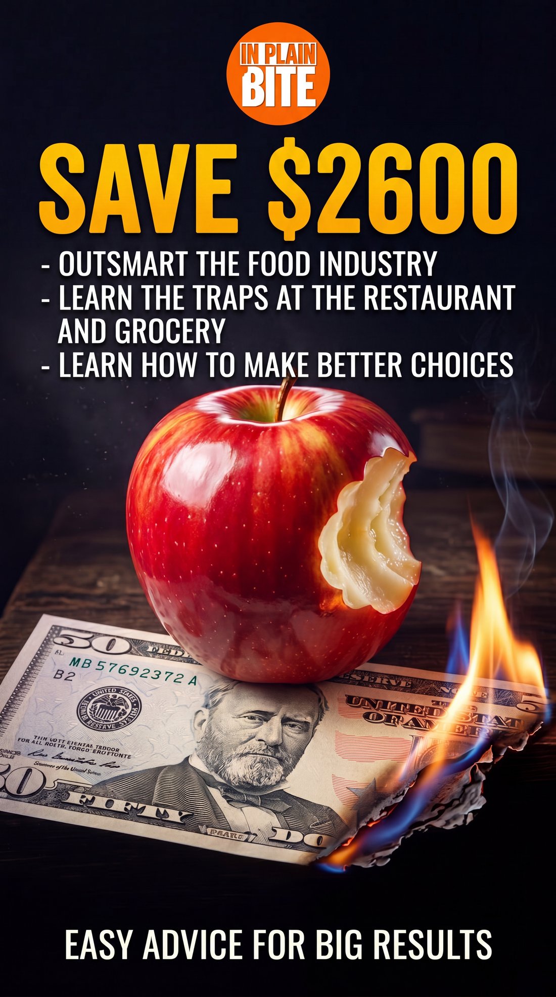 Book cover: One Up on the Food Industry — How to Beat the Traps After 50